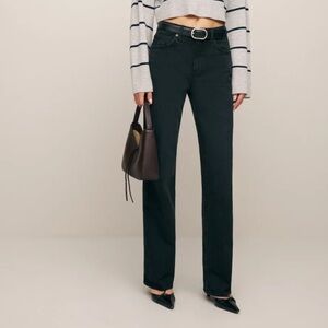 Reformation Val 90s Mid Rise Straight Jeans